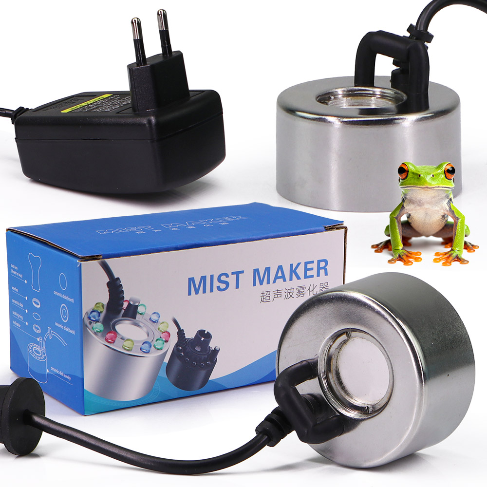Terrarium Fogger Ultrasonic - Generador de niebla ultrasónico con sensor
