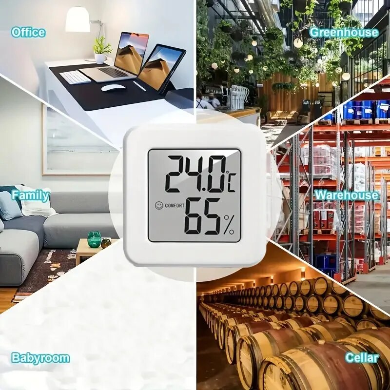 Digital Hygrometer Probe - Higrómetro Digital, Termómetro Interior, Medidor de