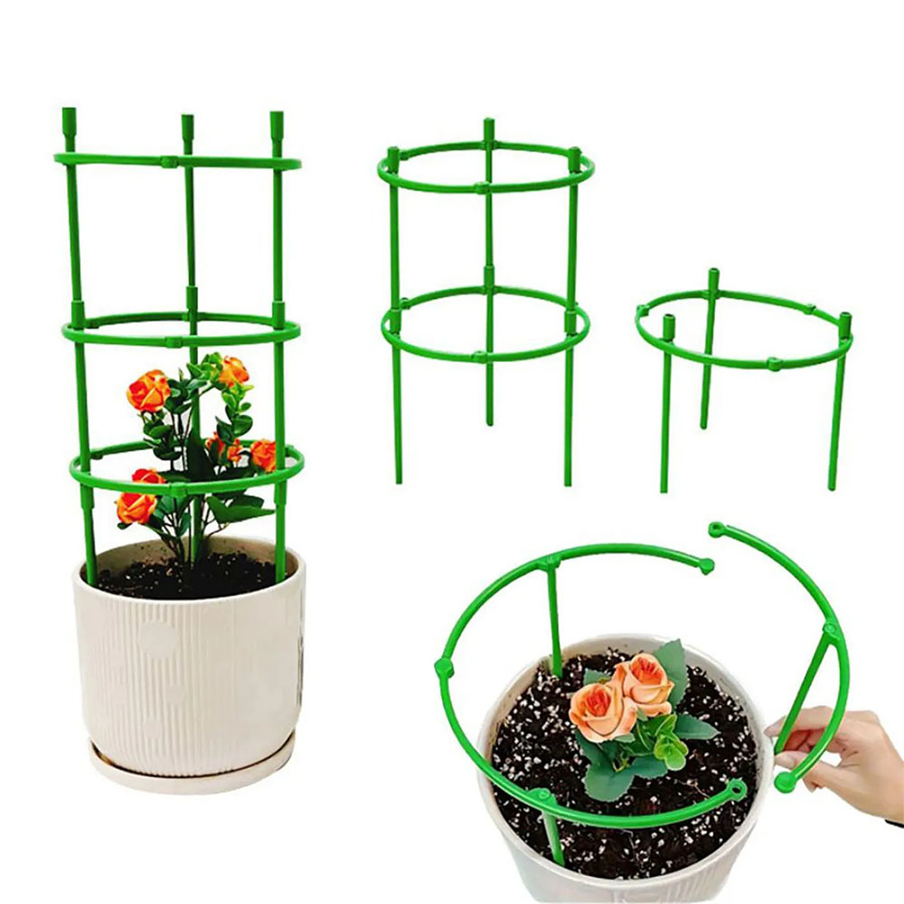 Vine Climbing Plastic - Soporte de Plástico Semicircular para Plantas,