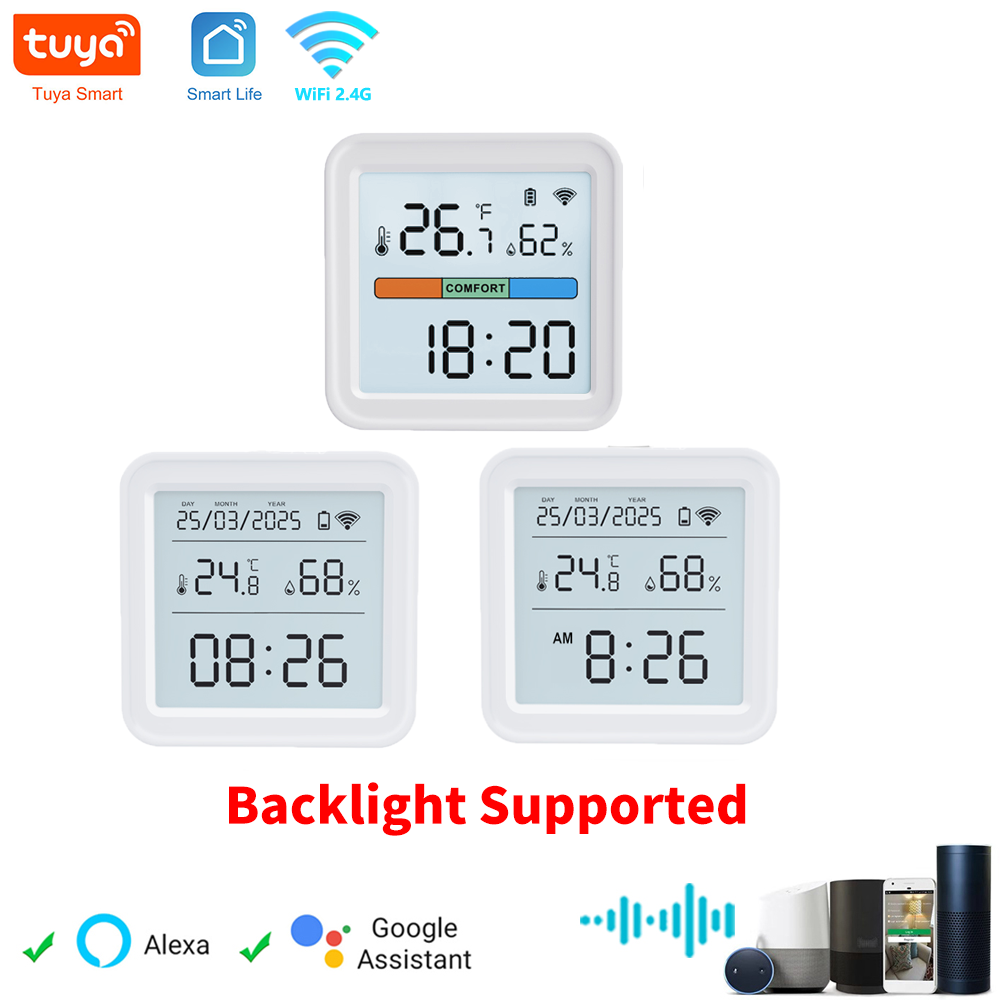 Digital Hygrometer Probe - Tuya-Sensor de temperatura y humedad WIFI,