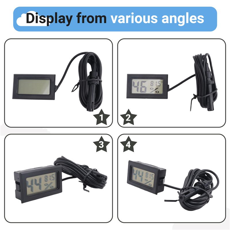 ¡NUEVO! A93G】 Termómetro digit - Digital Hygrometer Probe reseña y precio