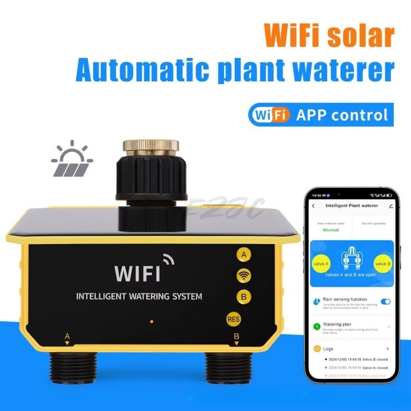Controlador de Riego con Válvu - Timer Dual Outlet reseña y precio