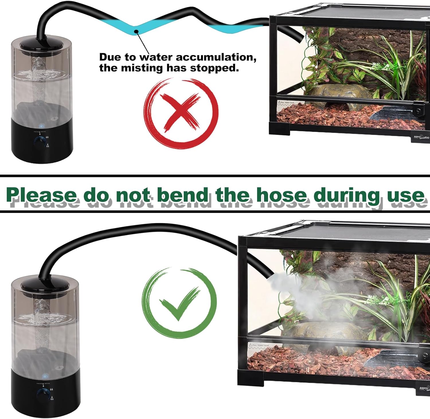 Humidificador para Reptiles, N - Terrarium Fogger Ultrasonic reseña y precio