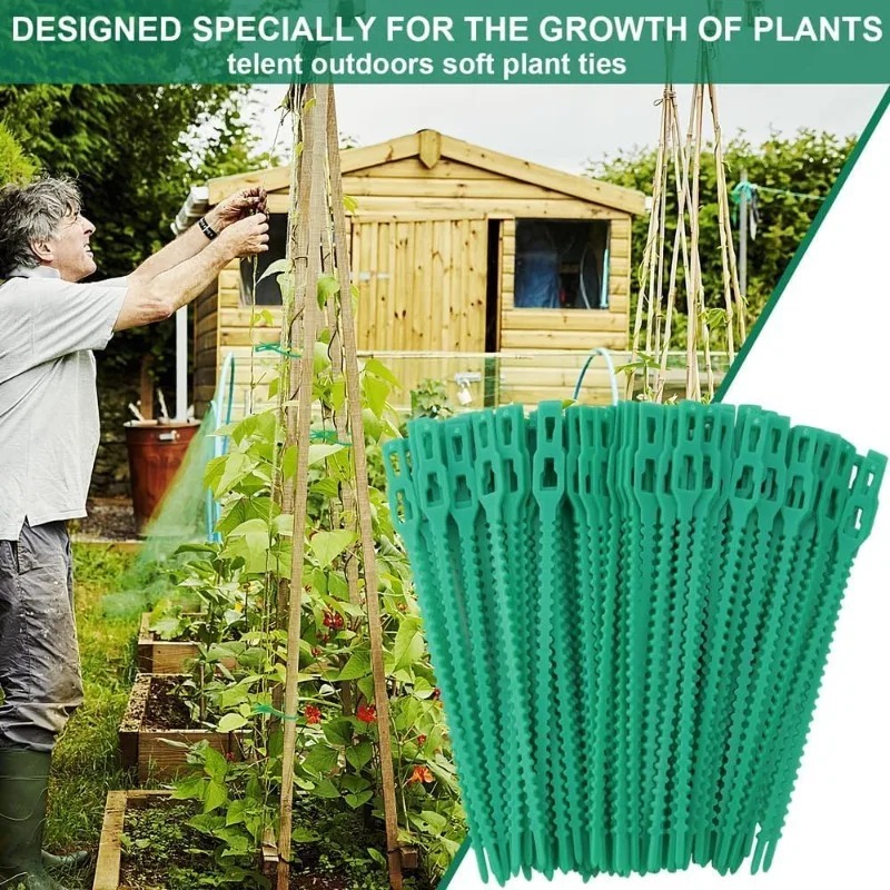 Cintas de sujeción reutilizabl - Vine Climbing Plastic reseña y precio