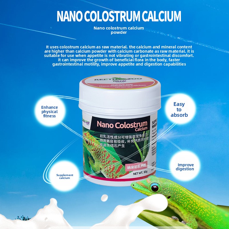 Reptizoo polvo de calcio para  - Calcium Powder Reptile reseña y precio