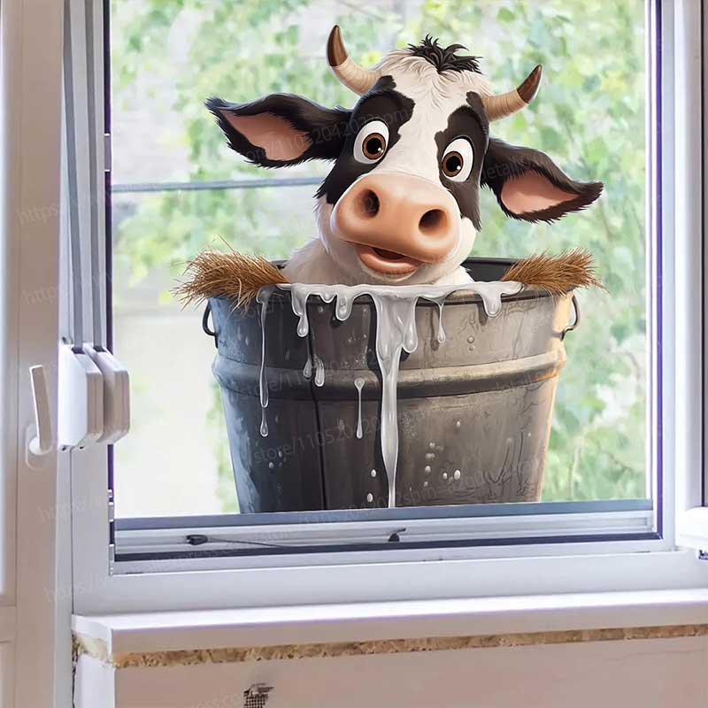 Pegatinas de pared de vaca bon - Pvc Panel Background reseña y precio