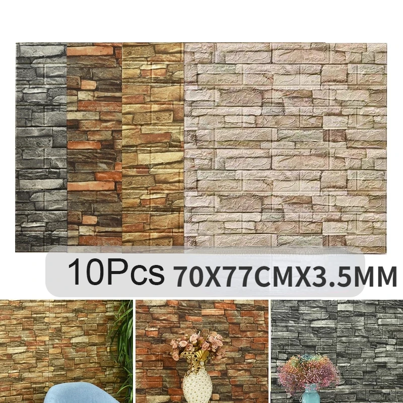 Pegatinas de pared de ladrillo - Pvc Panel Background reseña y precio